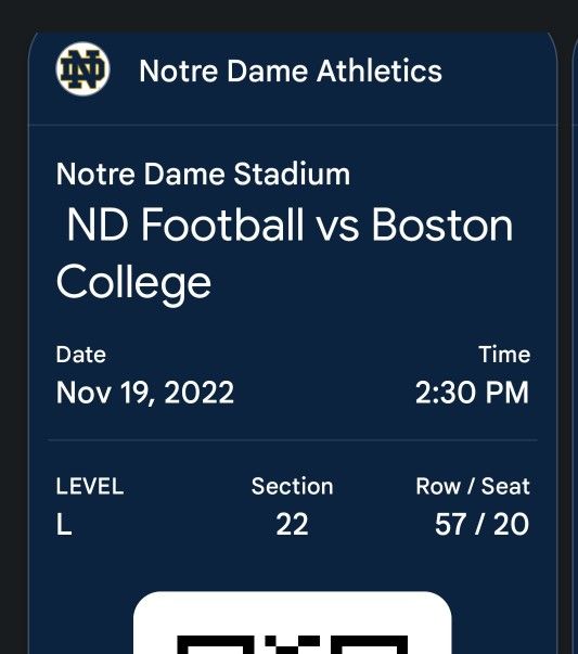 Notre Dame Tickets For Today