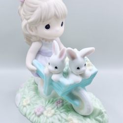 Precious Moments “Wishing You Bunny Kisses And Springtime Wishes” Figurine 222015
