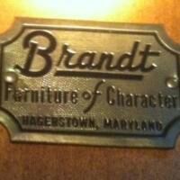 Antique coffee table with cabinet -Brandt furniture of character, Hagerstown, Maryland.