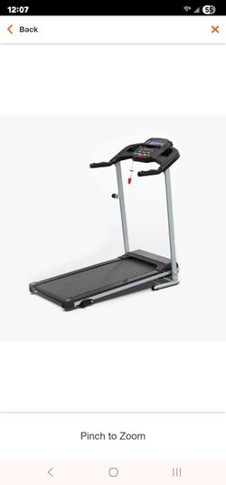 2.5 HP Steel Folding Electric Treadmill Running Machine with LCD Display and Phone/Cup Holder for Home Gym
