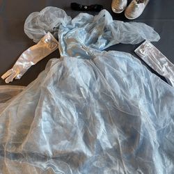  👑 Princess Costume & Shoes Girls 8-10