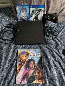 PS4 Slim 1tb with final fantasy full set