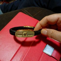 NICE MENS LEATHER BRACELET 