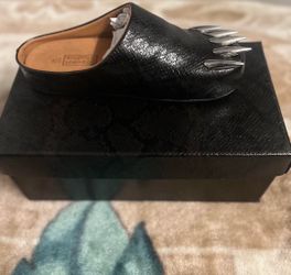 bravest studios snake skin bear claw mules
