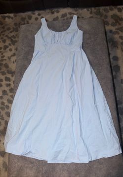 a new day Corset Smock Midi Dress Blue XL