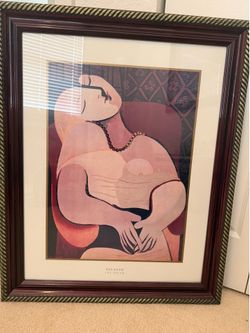 Replica Picasso The Dream Framed Art Print