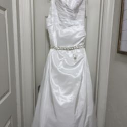 Wedding Dress Belt And Veil