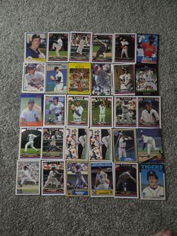 Detroit Tigers Baseball Card Lot – Vintage & Modern