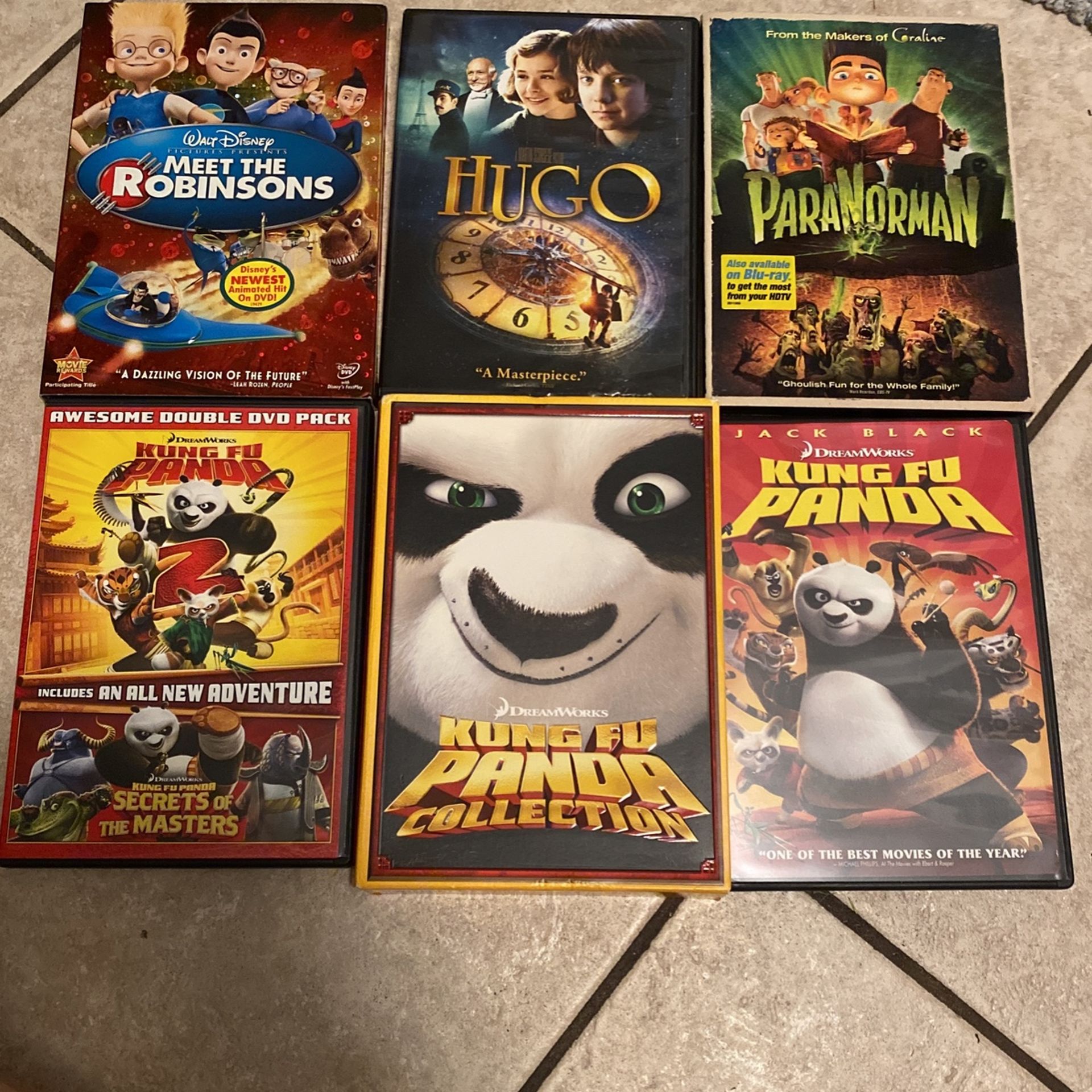 FIVE kid’s DVD movies