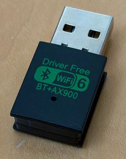 Wi-Fi 6 Bluetooth USB adapter