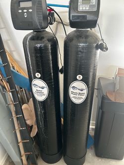 Ultima water softener, and whole water filter twin takes
