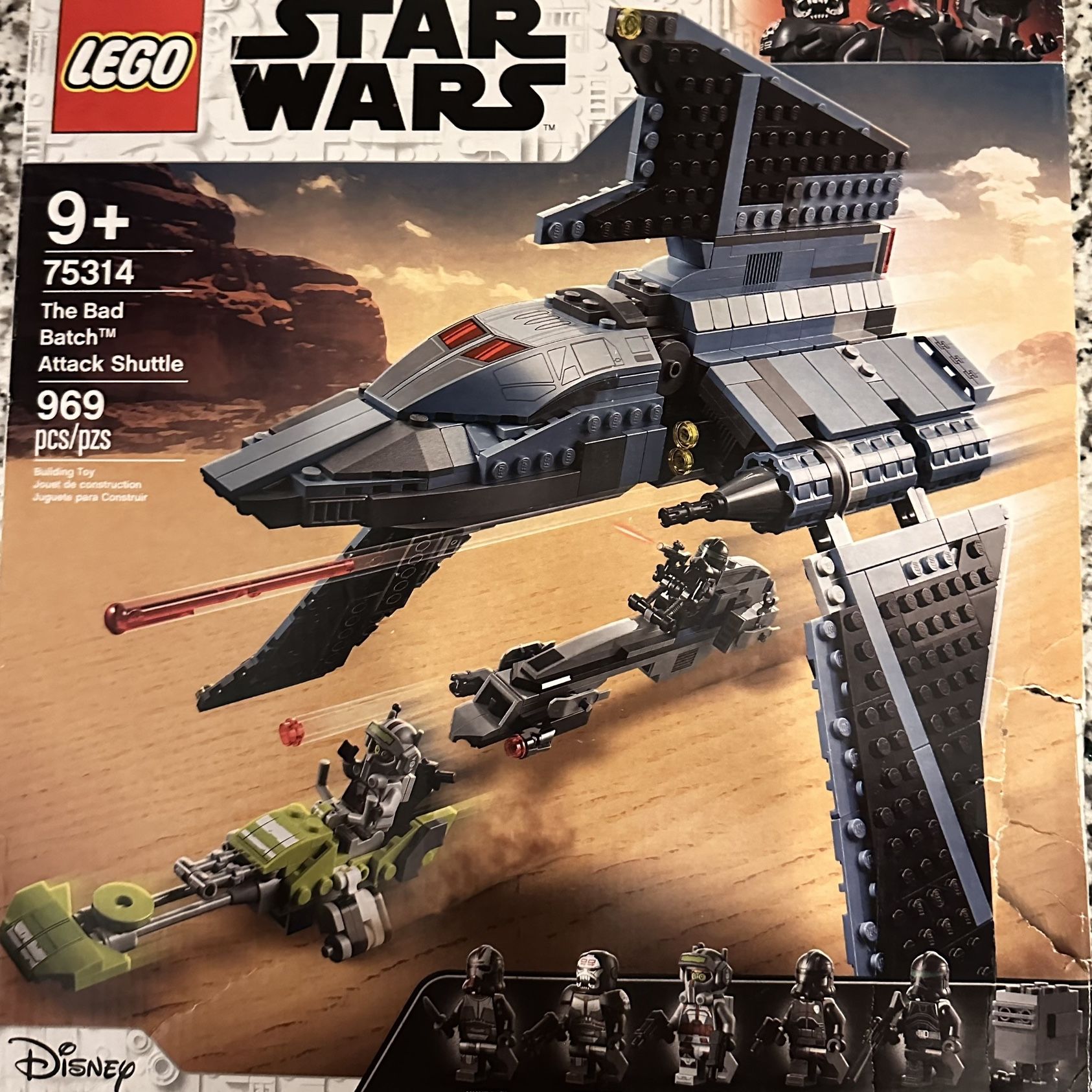 Star Wars 75314: The Bad Batch shops Attack Shuttle SEALED