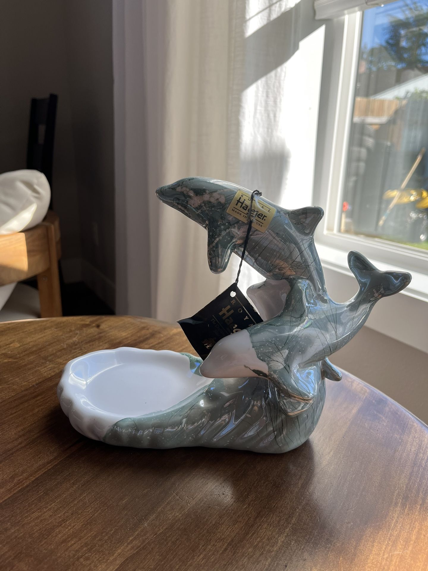 Royal Haeger ceramic dolphin figurine