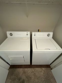 Washer and dryer