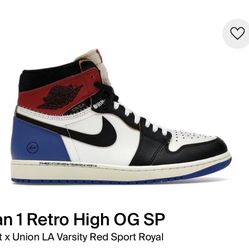 Jordan 1 Fragment Union Size 13