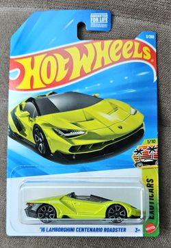 Hot Wheels Lamborghini Centenario Roadster.