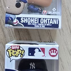 Shohei Ohtani and Aaron Judge mini pop