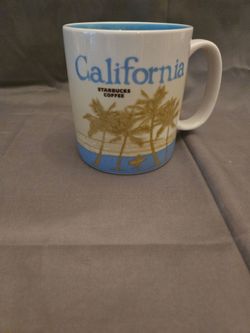 StarbucksCali State Palm California Cup Coffee Mug Collector Icon Series 16oz