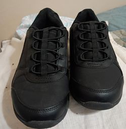 Black Low-Top Lace-Up Sneakers