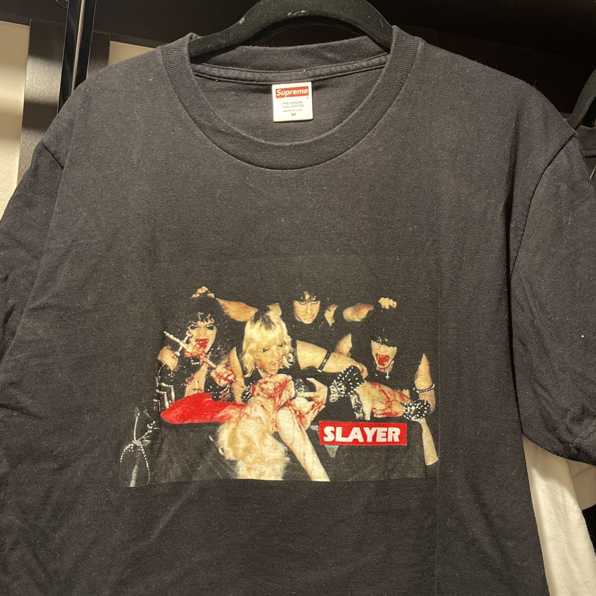 Supreme slayer shirt sale