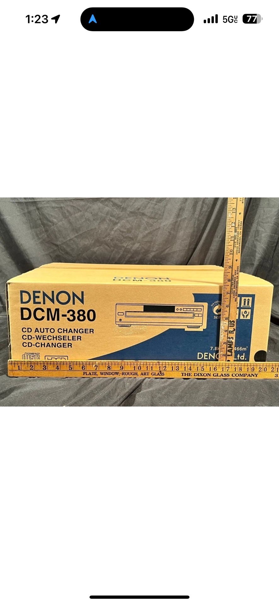 Denon DCM-380 5 Disc CD Compact Disc Changer Player - NEW IN BOX