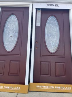 New door fiberglass Therma tru right hand Inswing $525 each