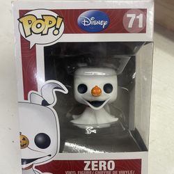 Funko Pop Disney: ZERO #71 The Nightmare Before Christmas 2021 Version !