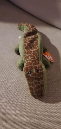 RARE Beanie baby. Ally the Alligator!