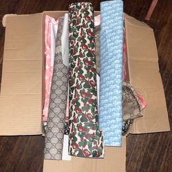 Box Full Of Fabric