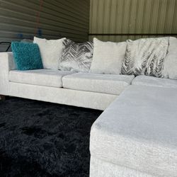 Nice Light Grey Sectional Sofa