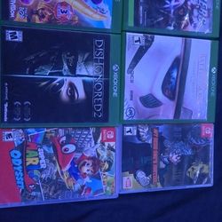 Xbox One And Nintendoswitch Games