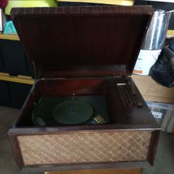 Antique Record Player Vintage