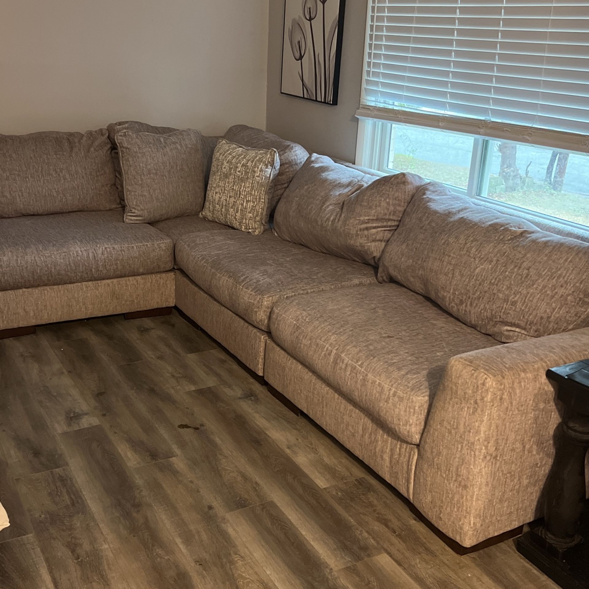 Grey sectional