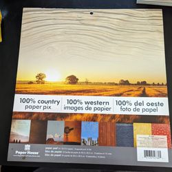 100% Country Paper Pad 12x12