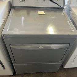 Whirlpool grey gas dryer