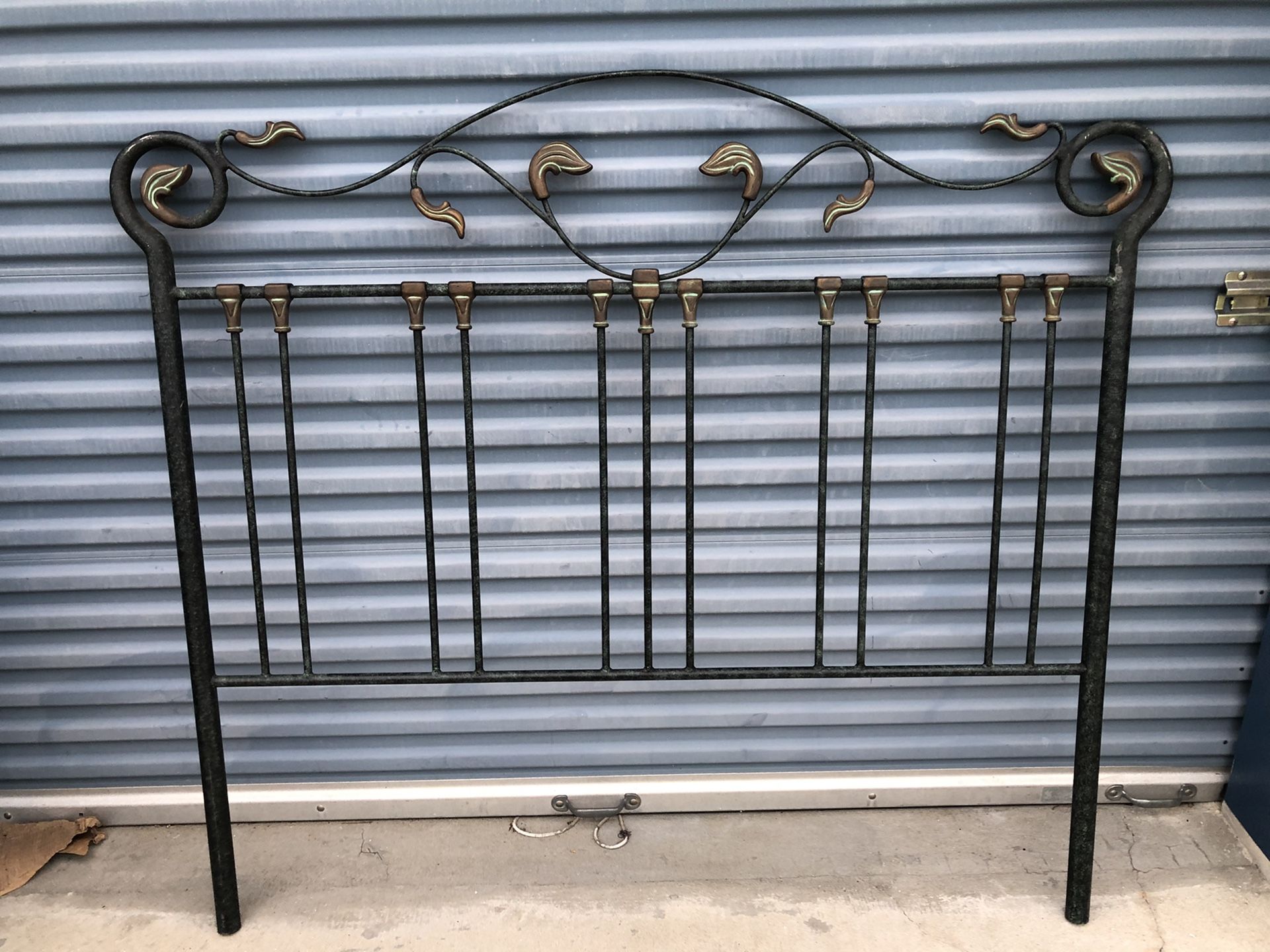 Wrought iron bed