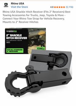 Rhino USA Shackle Hitch Receiver 2”