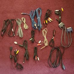 Free- Various cables, some are computer cables, printer cables. 