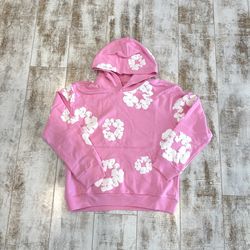 NEW Denim Tears Cotton Wreath Sweatshirt Pink