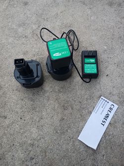 Paquete de dos baterías de repuesto para DeWalt. 9. 6. Voltios. New