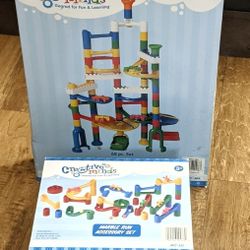Like New Condition  Creative minds Marble Run And Marble Accessory Set