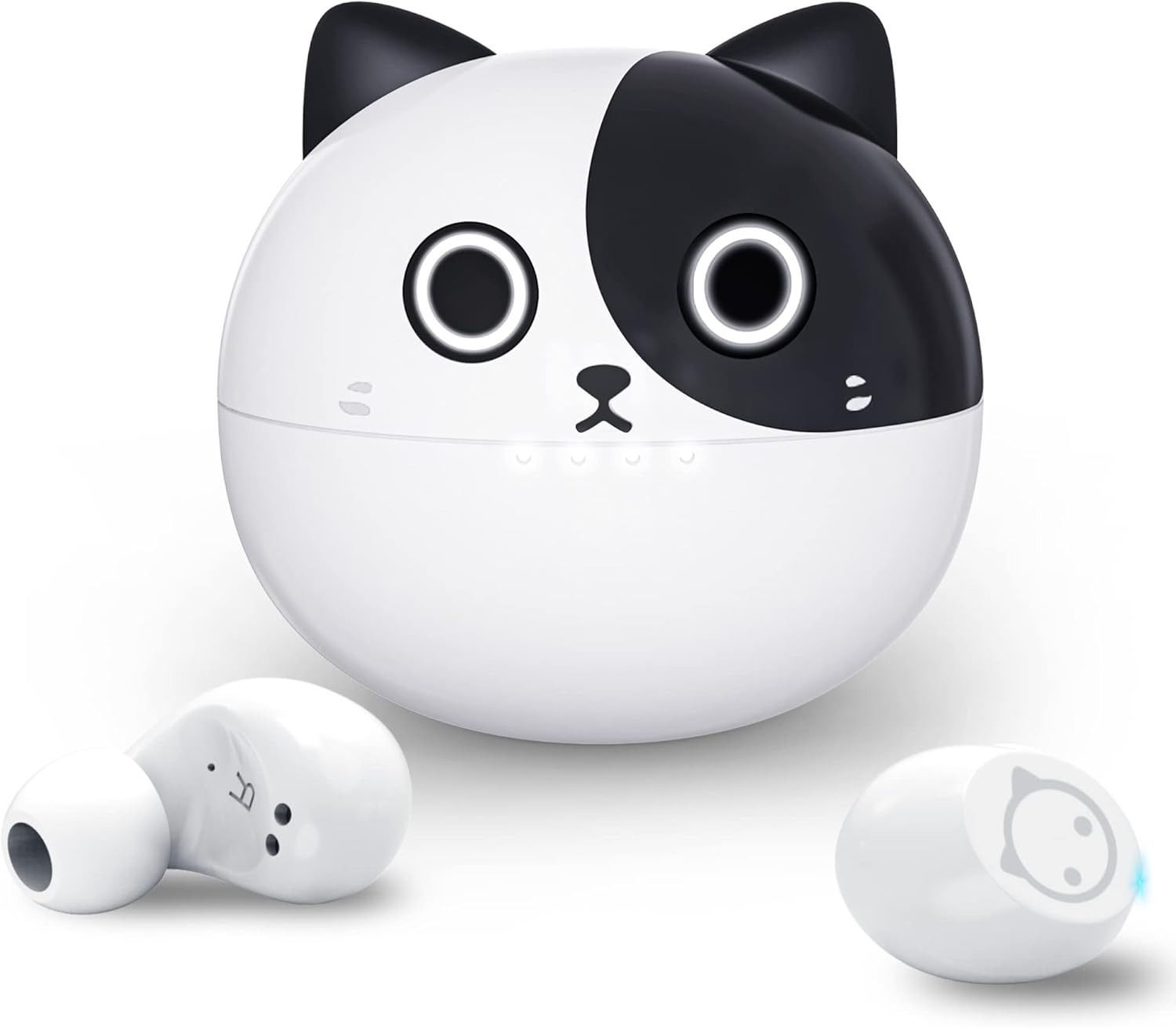 Wireless Earbuds,Cartoon Wireless Bluetooth 5.0 Headset Built-in Mic,Cute Panda Earbuds,IPX5 Waterproof Headphones,Wireless Sports Earphones,36H