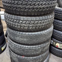 235/85/17 Used  6 Tires Each Tire $50