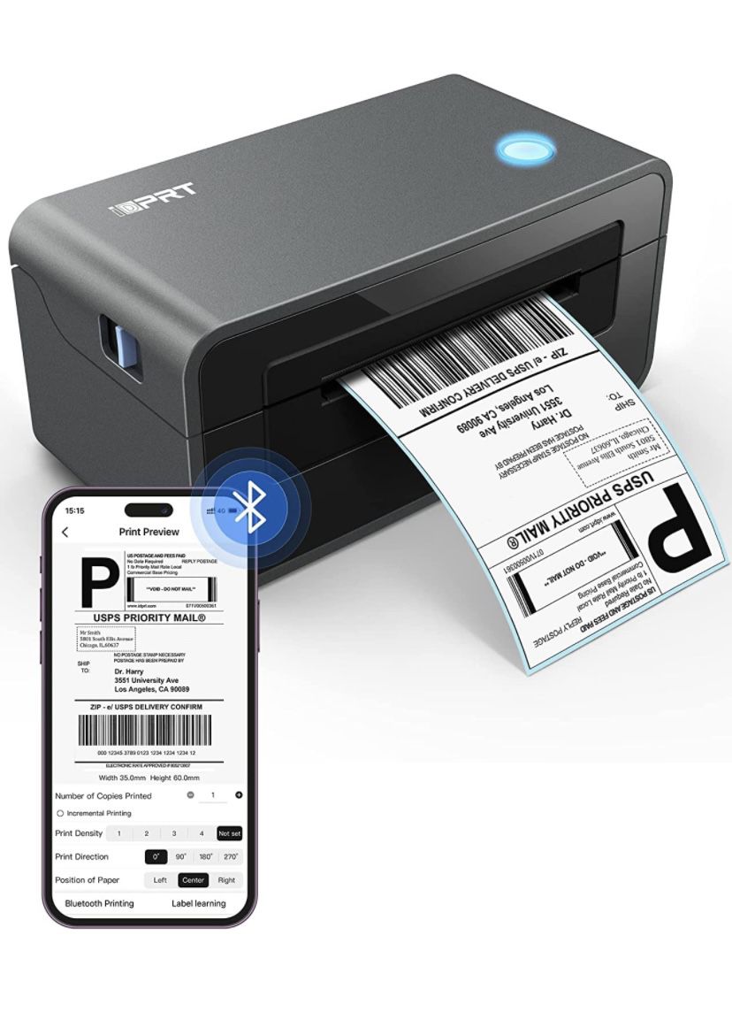 Bluetooth Thermal Label Printer for in -