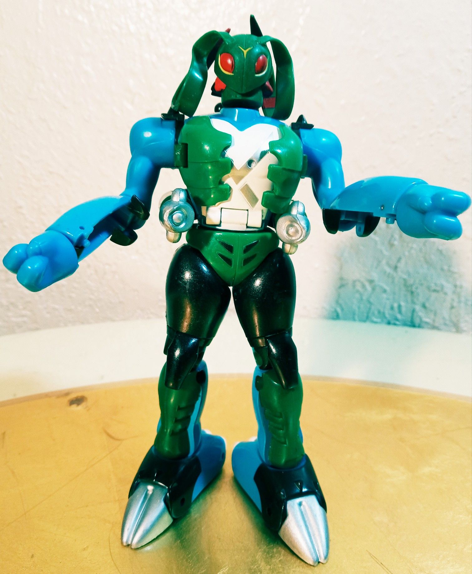 Digimon digivolving Paildramon Veemon Stingmon figure