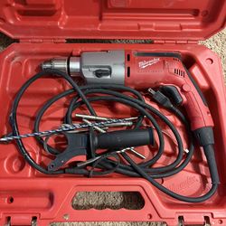 Milwaukee 1/2-inch Heavy-Duty Hammer Drill.