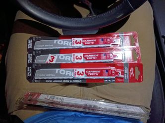 Milwaukee Sawzall TORCH Carbide Reciprocating Blades