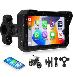 Motorcycle CarPlay Screen with Wireless Apple CarPlay Android Auto
