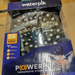 Waterpik Power Pulse Showerhead In Brushed Nickel