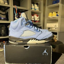 Air Jordan 5 ‘UNC’- 9.5M- Og All
